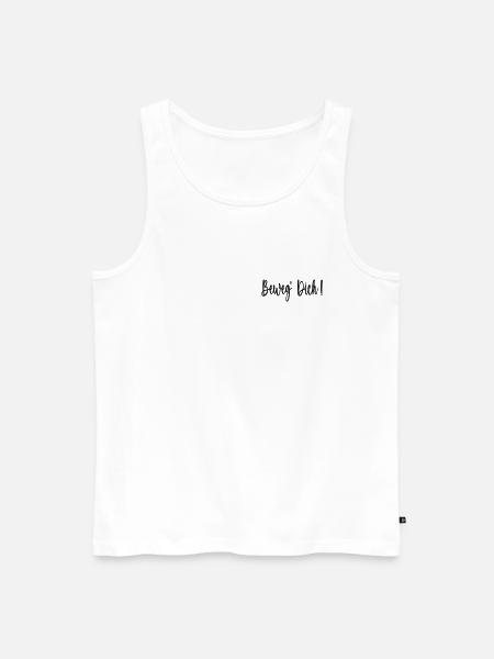 BEWEG DICH SPORT - Männer Premium Bio Tank Top - Weiß