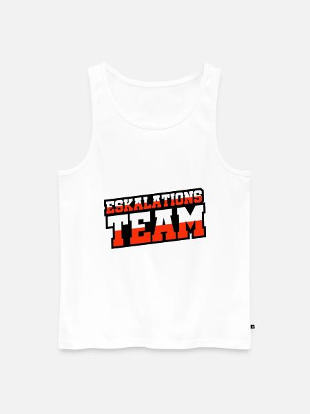 Eskalations Team - Männer Premium Bio Tank Top - Weiß