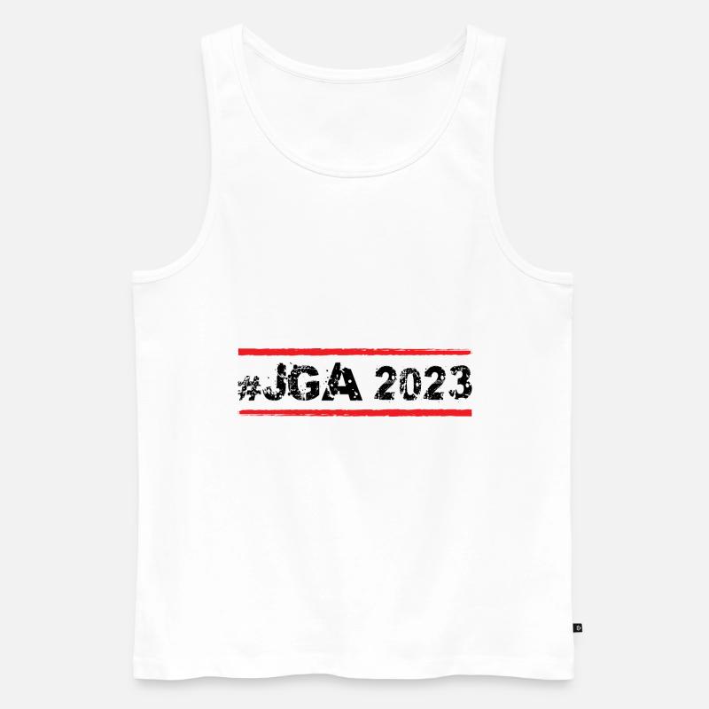 Jga 2023 - Männer Premium Bio Tank Top - Weiß