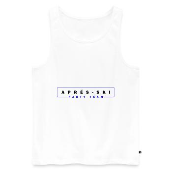 Apres Ski Party Team - Männer Premium Bio Tank Top - Weiß - Vorne - Michal (187cm)