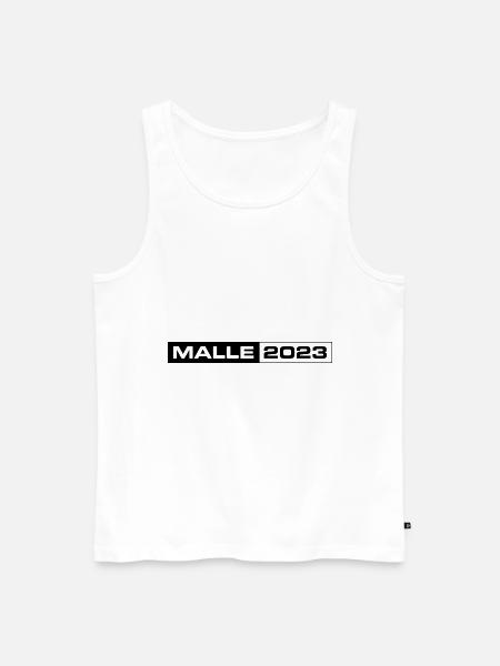 Malle 2023 - Men's Premium Organic Tank Top - white