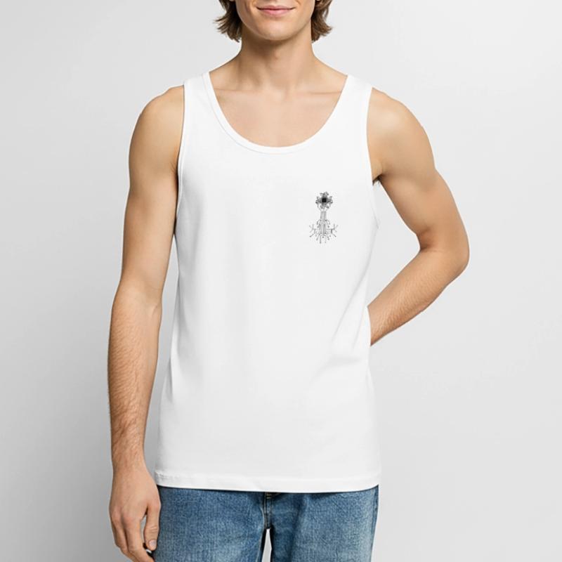 Computer Programmer - Anatomical Heart CPU Process Männer Premium Bio Tank Top