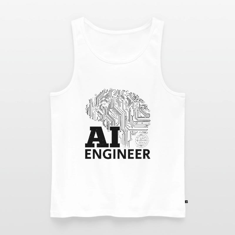 AI Engineer - Artificial Intelligence Engineer Men's Premium Organic Tank Top