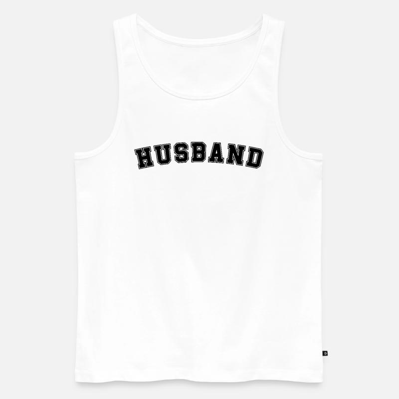 Ehemann - Männer Premium Bio Tank Top - Weiß