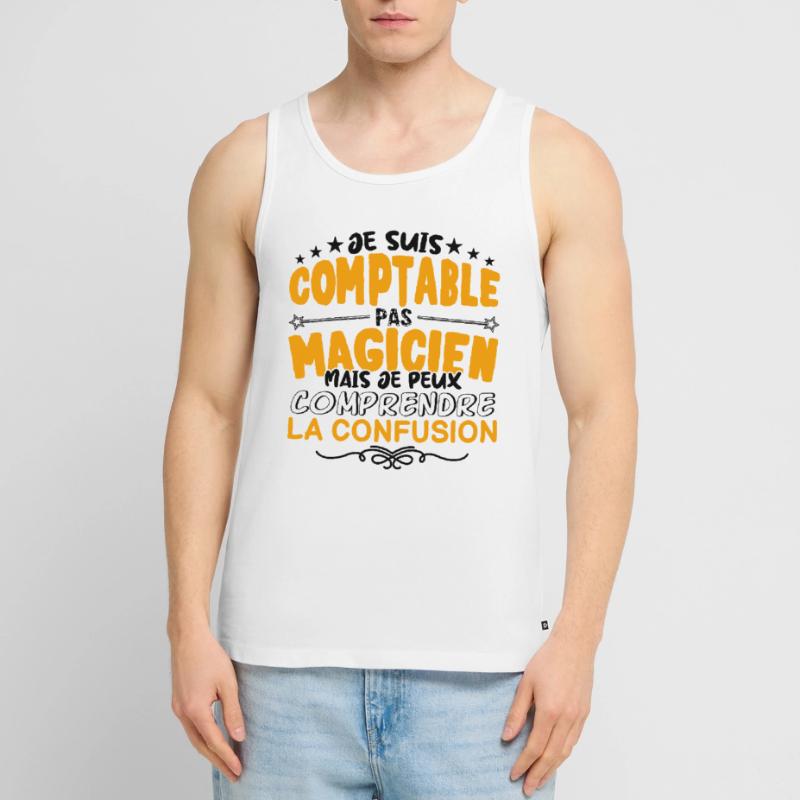 Comptable pas Magicien | le Meilleur Comptable ca Débardeur bio Premium Homme