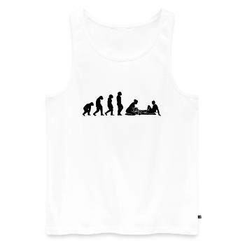 Physiotherapy Chiropractor Physio-Masseur - Men's Premium Organic Tank Top - white - Front - Michal (187cm)