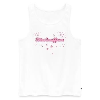 Angestellter Abschluss-Geschenk Bürokauffrau - Männer Premium Bio Tank Top - Weiß - Vorne - AI Model Male 178 light (178cm)