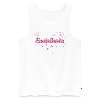 Kindergärtner Abschluss-Geschenk Erzieherin - Männer Premium Bio Tank Top - Weiß - Vorne - Michal (187cm)