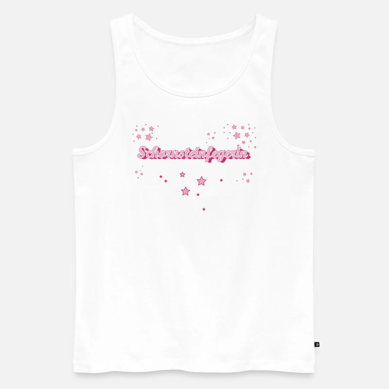 Schornsteinfeger Abschluss-Geschenk - Männer Premium Bio Tank Top - Weiß