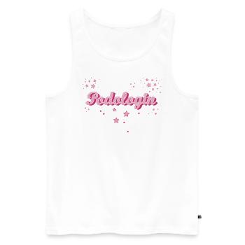 Foot Care Graduation Gift Podiatrist - Men's Premium Organic Tank Top - white - Front - AI Model Male 178 light (178cm)