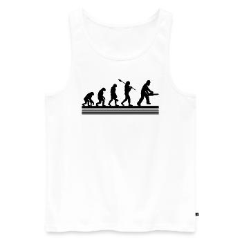 Tronçonneuse Paysagiste Tronçonneuse - Débardeur bio Premium Homme - blanc - Devant - Michal (187cm)