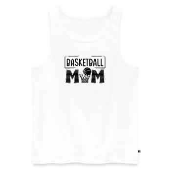 Basketball Player Basketball Player Basketball Mom - Men's Premium Organic Tank Top - white - Front - Michal (187cm)