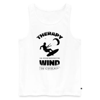 Kitesurf Kiteboards Kitesurfing Kite Surf Board - Débardeur bio Premium Homme - blanc - Devant - Michal (187cm)
