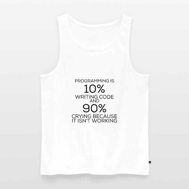 Programmation de programmation drôle d'énonciation Débardeur bio Premium Homme