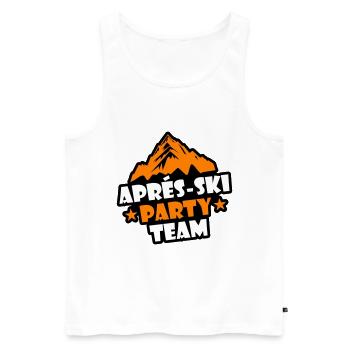 Apres Ski Party Team - Männer Premium Bio Tank Top - Weiß - Vorne - Michal (187cm)