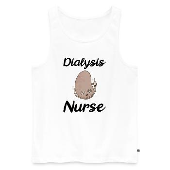 Nierentransplantation Dialyse Niere - Männer Premium Bio Tank Top - Weiß - Vorne - Michal (187cm)