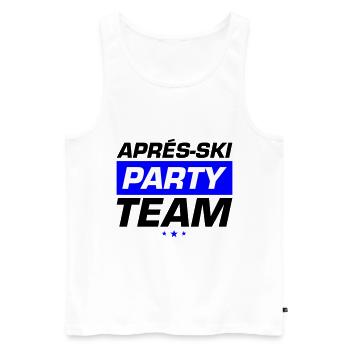 Apres Ski Party Team - Männer Premium Bio Tank Top - Weiß - Vorne - Michal (187cm)