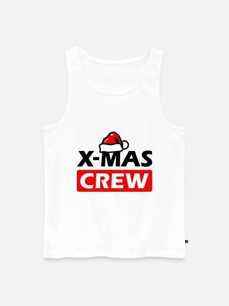 Christmas Crew Christmas Party - Men's Premium Organic Tank Top - white
