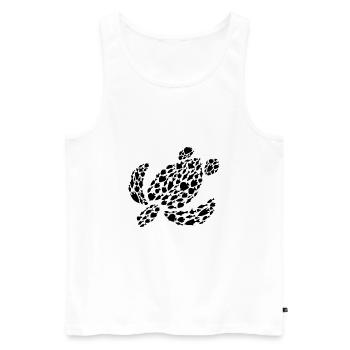 Sea Turtle Sea Ocean Animals Turtle - Men's Premium Organic Tank Top - white - Front - Michal (187cm)