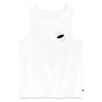 OP II: Shanks - Männer Premium Bio Tank Top - Weiß - Vorne - AI Model Male 178 light (178cm)