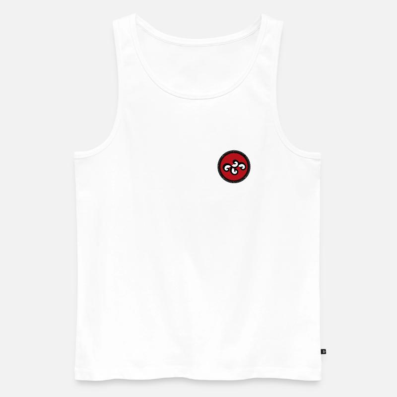 RedWave - Männer Premium Bio Tank Top - Weiß