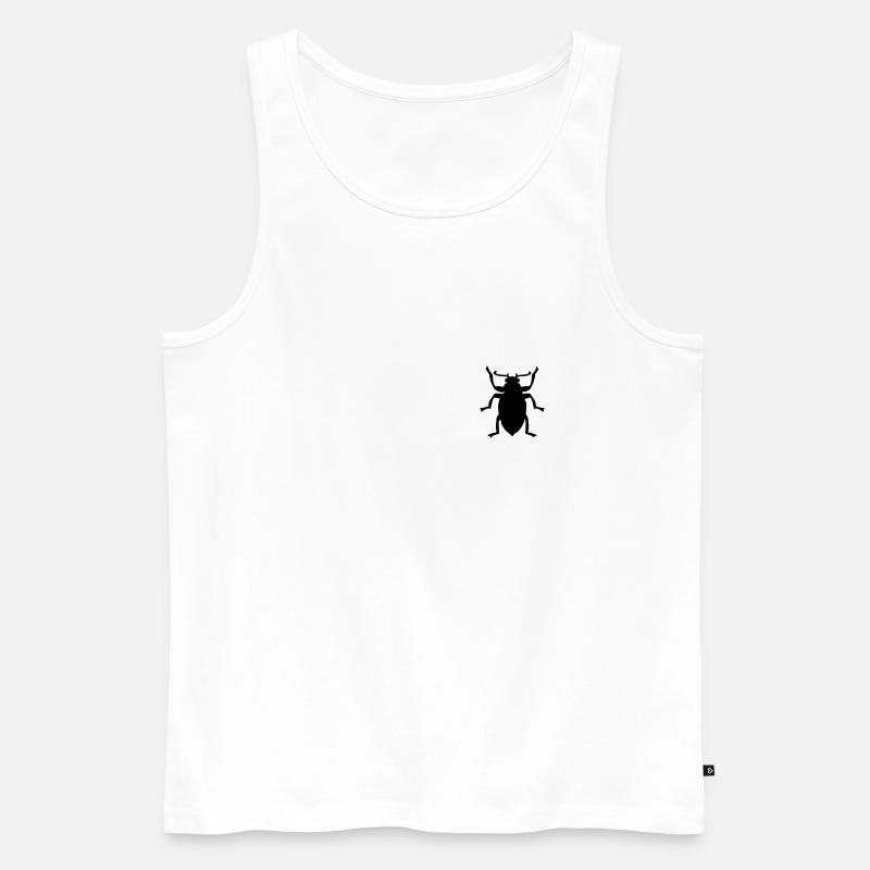Käfer - Männer Premium Bio Tank Top - Weiß
