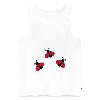 Coccinelle - Débardeur bio Premium Homme - blanc - Devant - Michal (187cm)