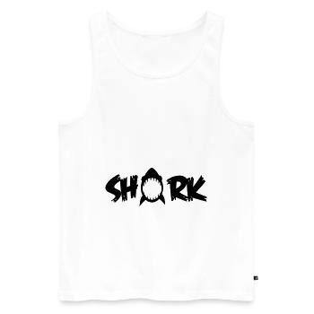 Hai - Men's Premium Organic Tank Top - white - Front - AI Model Male 178 light (178cm)