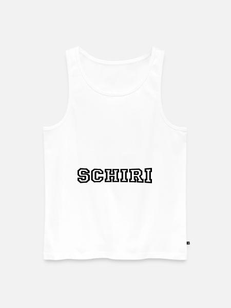 Schiri - Männer Premium Bio Tank Top - Weiß