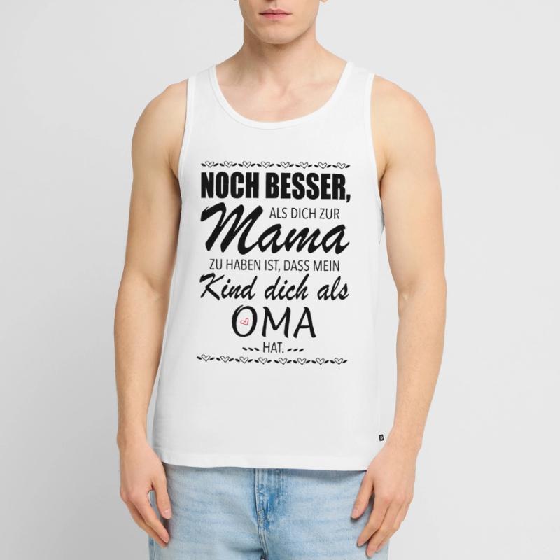 Muttertagsgeschenk Beste Mama Muttertag Männer Premium Bio Tank Top