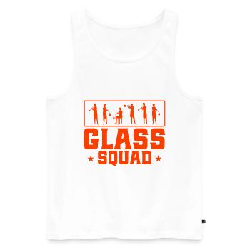 Glasblasen Glasbläser Glasbläser Geschenk - Männer Premium Bio Tank Top - Weiß - Vorne - AI Model Male 178 light (178cm)