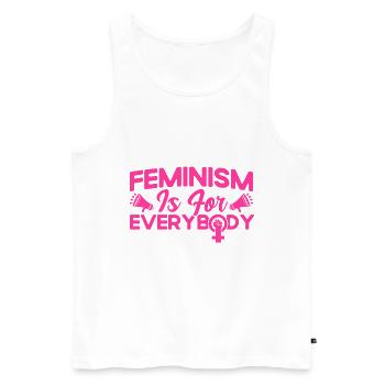 Women's Rights Feminist Empowerment - Men's Premium Organic Tank Top - white - Front - Michal (187cm)