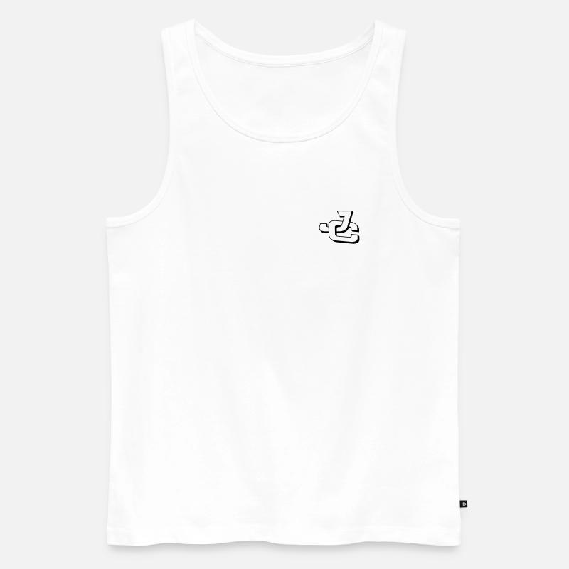 JC - Männer Premium Bio Tank Top - Weiß