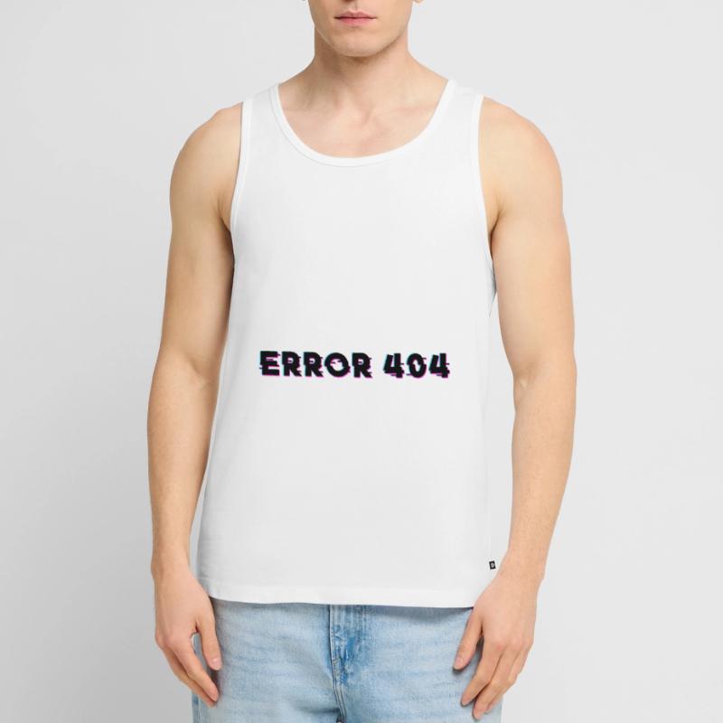 internet error 404 - Internet Error 404 Men's Premium Organic Tank Top