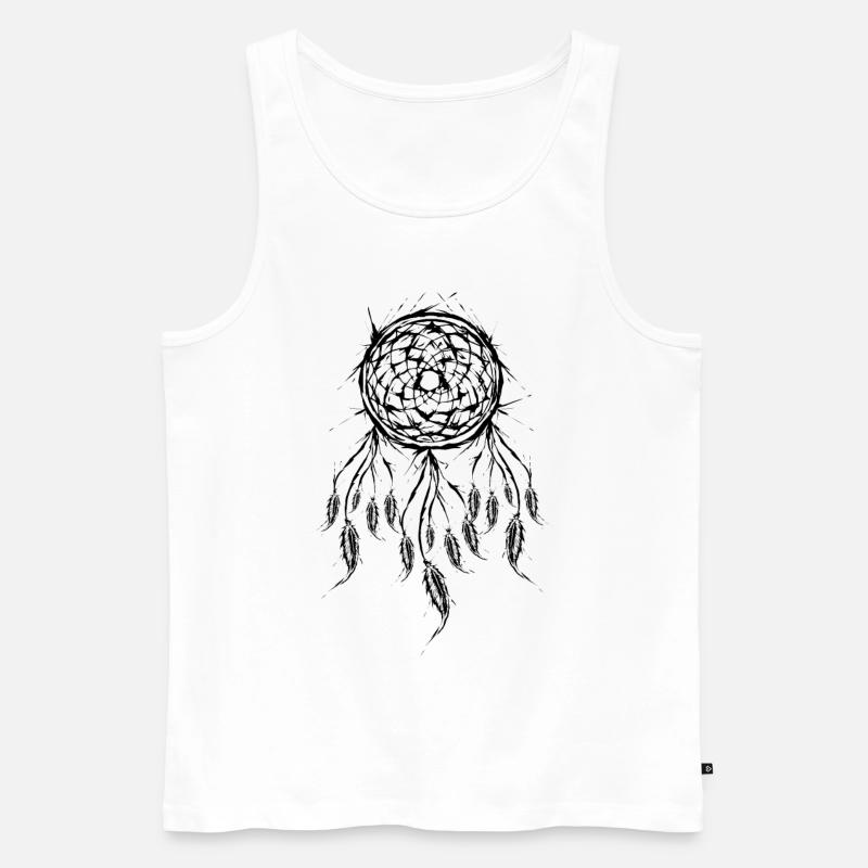 Traumfänger - Männer Premium Bio Tank Top - Weiß