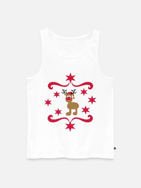Cadeaux amusants pour Noël - Débardeur bio Premium Homme - blanc