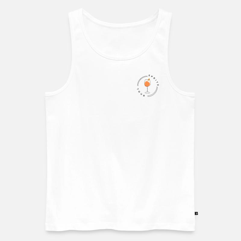 Spritz Tour - Männer Premium Bio Tank Top - Weiß