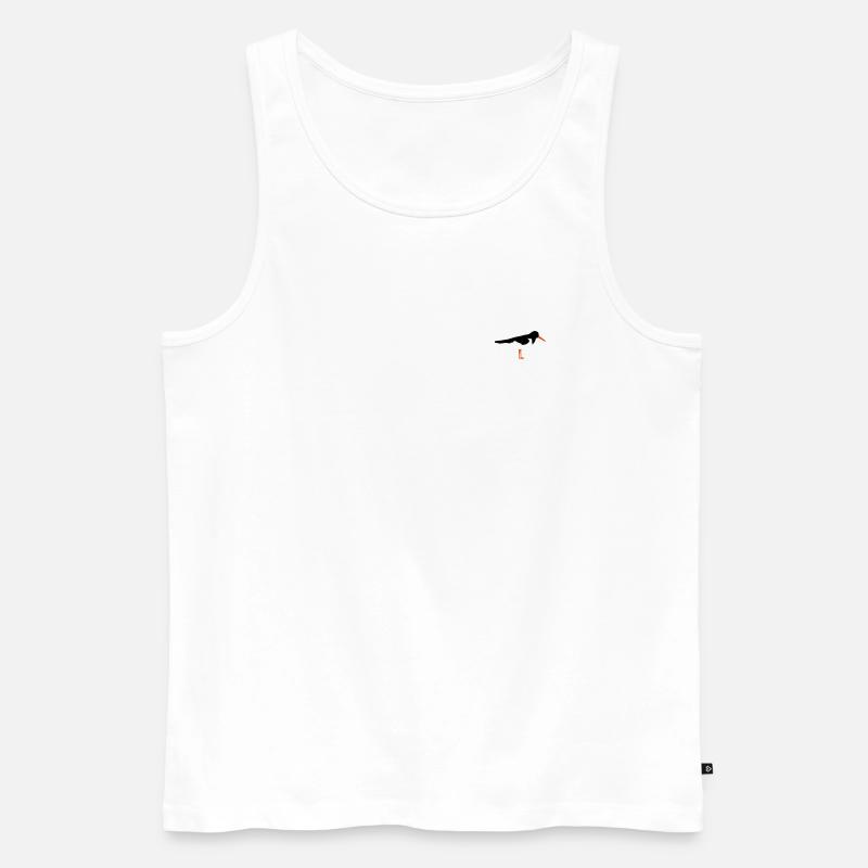 Austernfischer - Männer Premium Bio Tank Top - Weiß