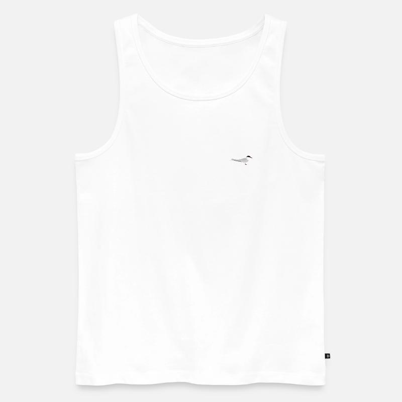 Küstenseeschwalbe - Männer Premium Bio Tank Top - Weiß
