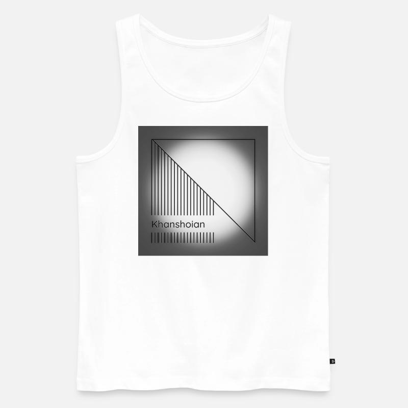 Khashoian edited - Männer Premium Bio Tank Top - Weiß