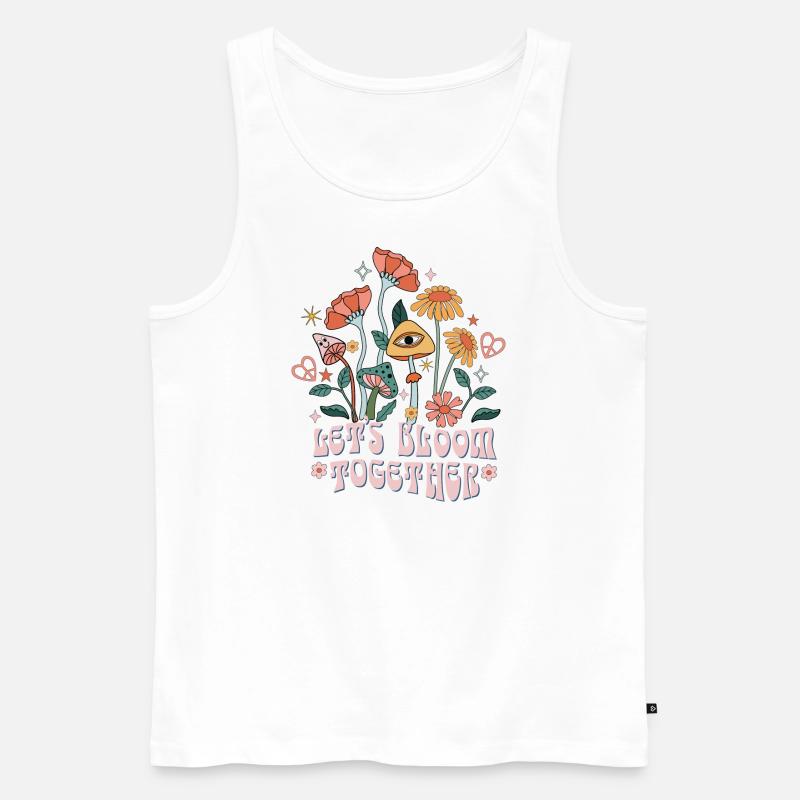 Retro Spruch Sommer - Männer Premium Bio Tank Top - Weiß