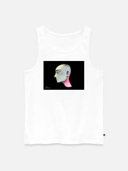 Blank by Ariane - Männer Premium Bio Tank Top - Weiß