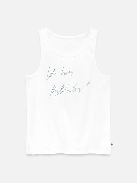 Ich bin Mediziner - Männer Premium Bio Tank Top - Weiß