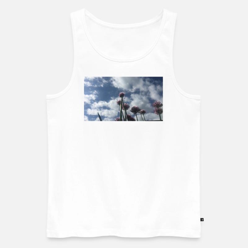 29462AA1 37D6 4995 B738 BE2E2152D5E7 - Männer Premium Bio Tank Top - Weiß