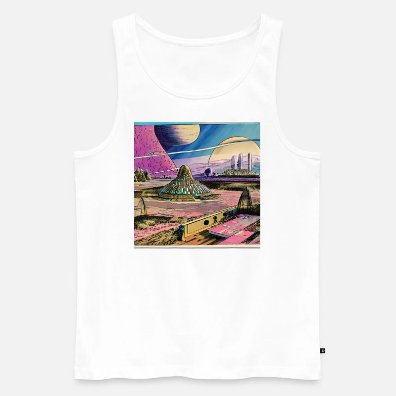 utopia - Männer Premium Bio Tank Top - Weiß