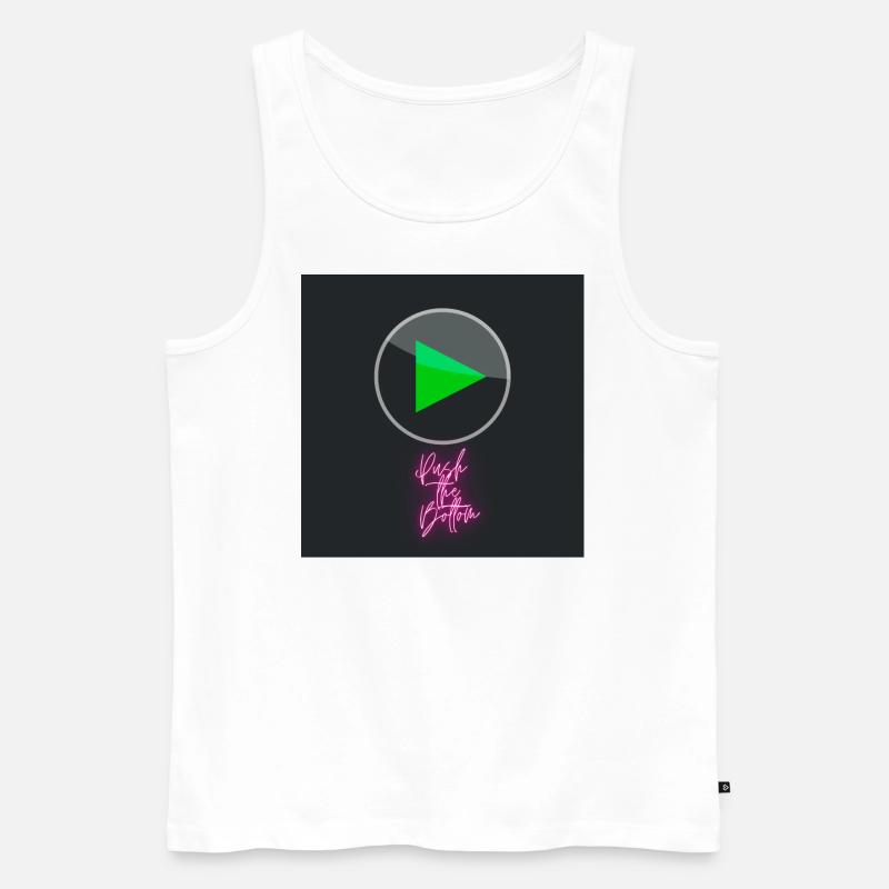 Push it - Männer Premium Bio Tank Top - Weiß