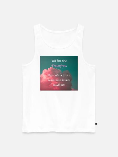 Traumfrau - Männer Premium Bio Tank Top - Weiß