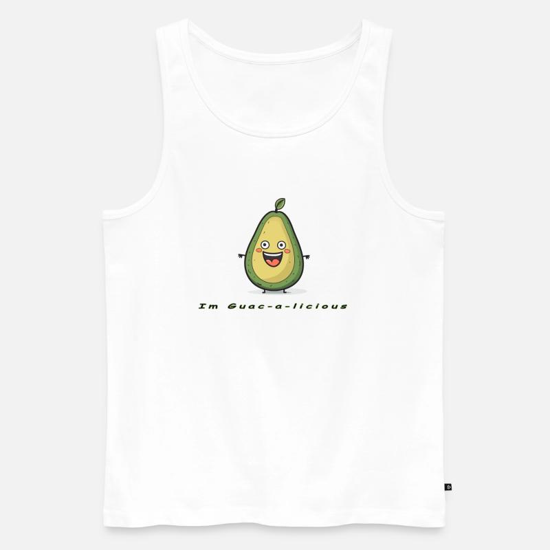 Im Guac a licious - Männer Premium Bio Tank Top - Weiß