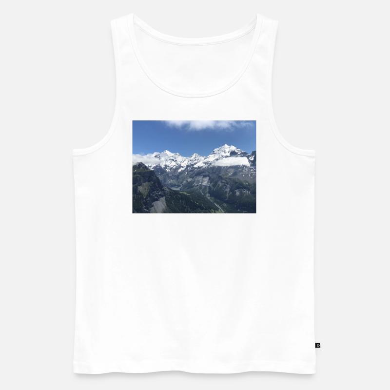 Schneeberg - Männer Premium Bio Tank Top - Weiß