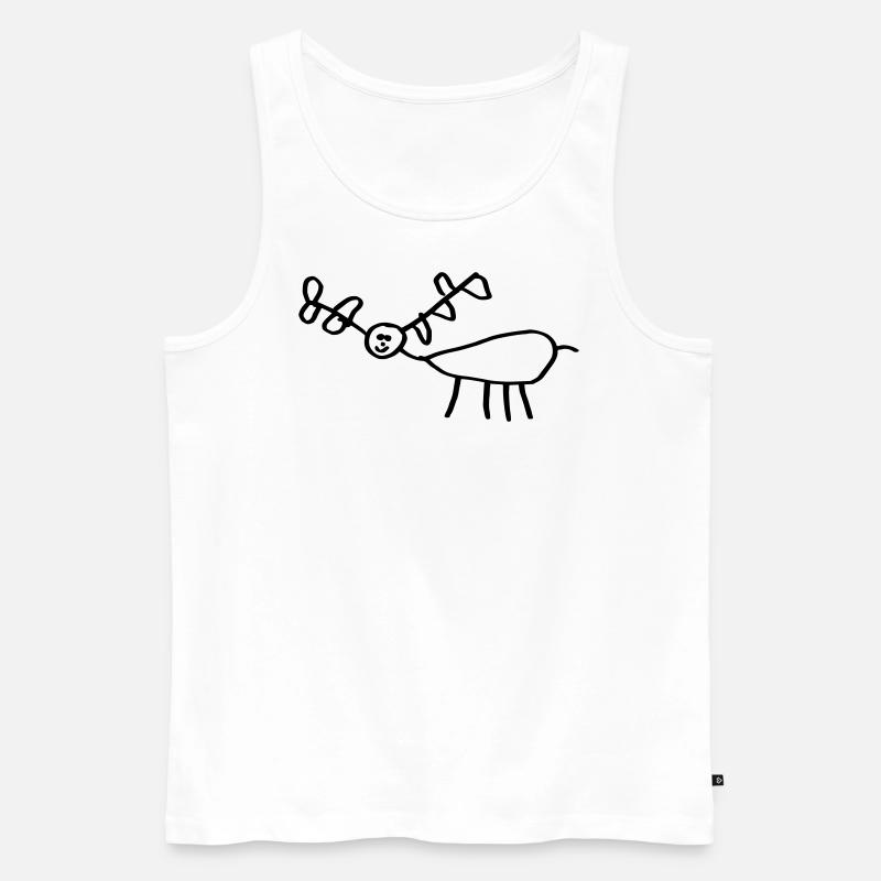 Mooser - Männer Premium Bio Tank Top - Weiß